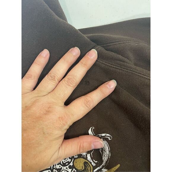 Break Through 2XL brown hoodie - Picture 7 of 7